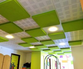 Absorber ambient plano - Faux plafond acoustique en absorber ampbient plano color suspendu