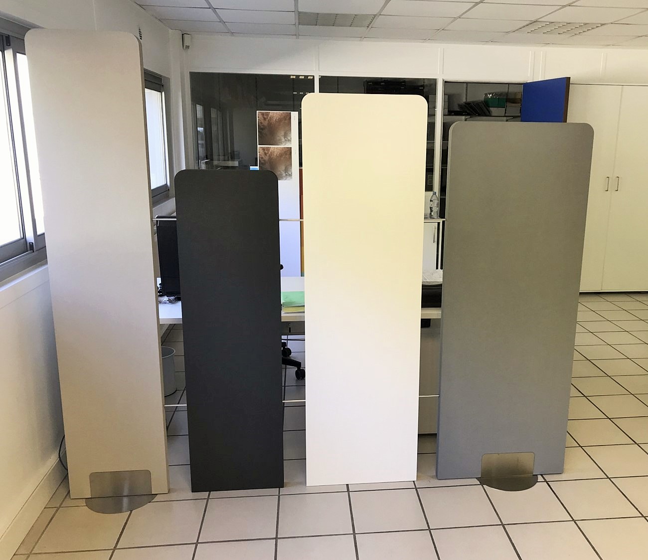 Paravent De Bureau En Feutre 40x30 Cm - Autoportant, Installation Facile - Pour Confidentialité Et Réduction Du Bruit - Bureau, école