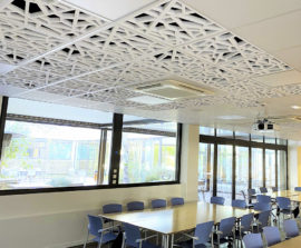 Absorber Blue Equilibre - Faux plafond acoustique en absorber polar design suspendu